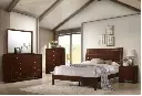 Set de dormitorio con panel