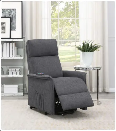 Sillón reclinable con control remoto